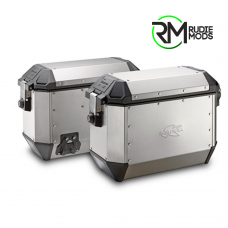 Kappa KMS36APACK2 PAIR OF Monokey® K’MISSION SIDE CASES WITH NATURAL ALUMINIUM FINISH 36 LTR